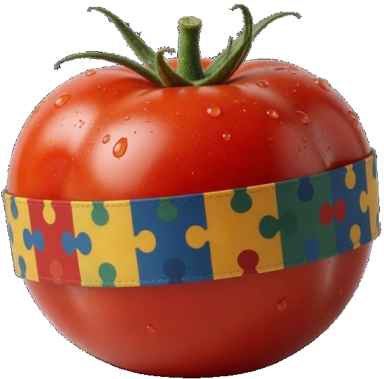 Illustrated ripe tomatoes evoking garden harvest next to the Farm Roots introduction.